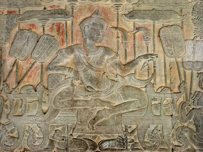 Suryavarman II, who ordered the construction of Angkor Wat